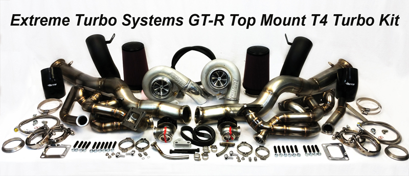 ETS Nissan R35 GTR Top Mount T4 Turbo Kit